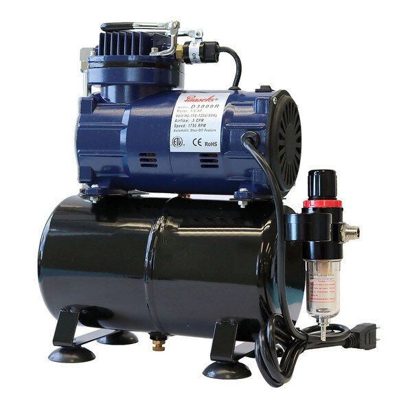 Single Cylinder Piston Compressor, Compressor with Tank & Fan