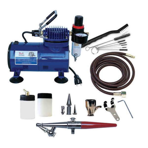 Paasche VLS-Set Airbrush Kit with Dual Fan Air Compressor System