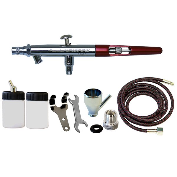 Paasche Airbrush TG-300R Double Action Gravity Feed Airbrush Set & Com