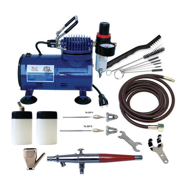 Paasche TG-100D Gravity Feed Airbrush & Compressor Package 