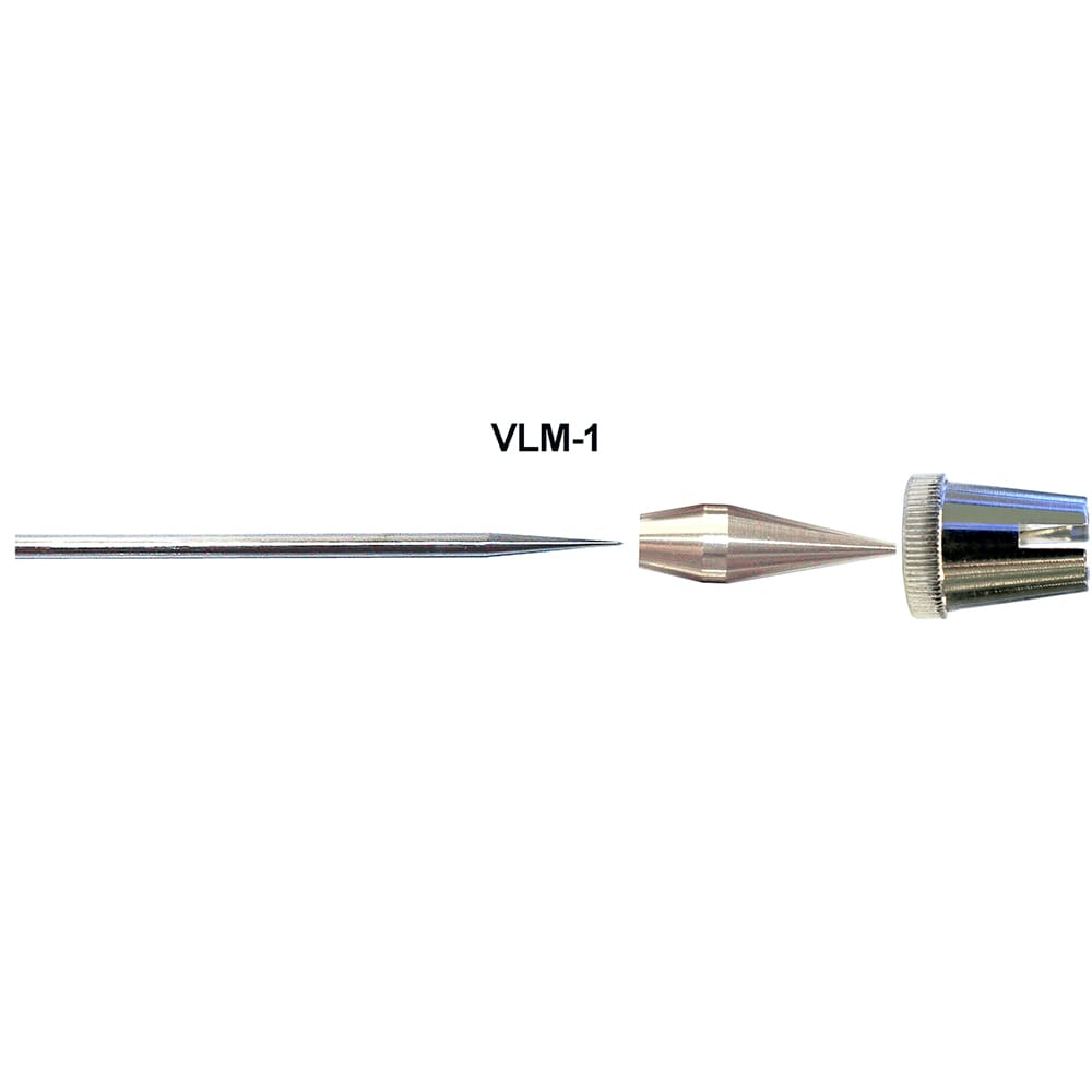 PAASCHE AIRBRUSH VM1 V SERIES AIRBRUSH TIP NEEDLE AND AIRCAP ASSEMBLY FINE 